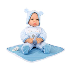 Papusa 40 cm din material plastic si textil Lucas Small Foot