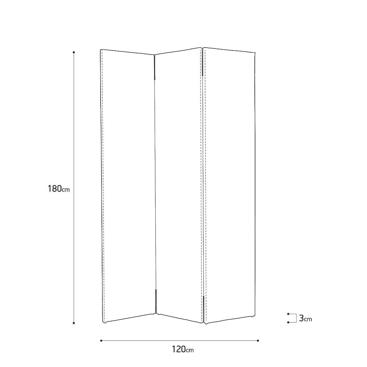 Paravan cu 2 fete, Canvas, Multicolor, Bookcase, 2, hectarul.ro