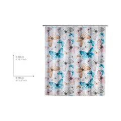 Perdea de dus din plastic 180x200 cm Butterfly Wenko