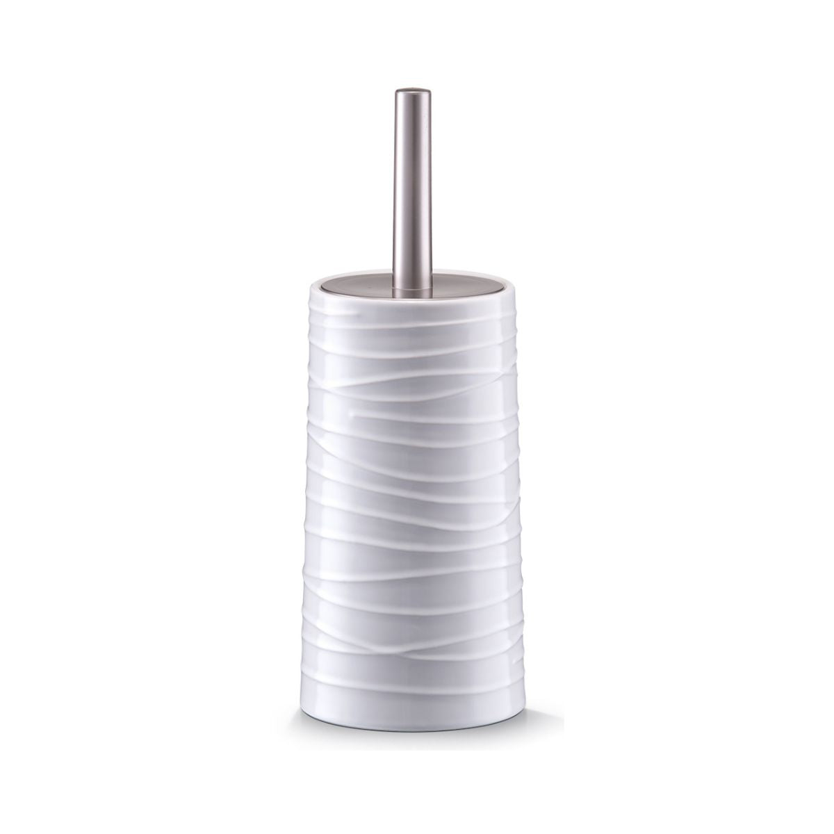 Perie de toaleta, alba din ceramica Conic Zeller, 1, hectarul.ro