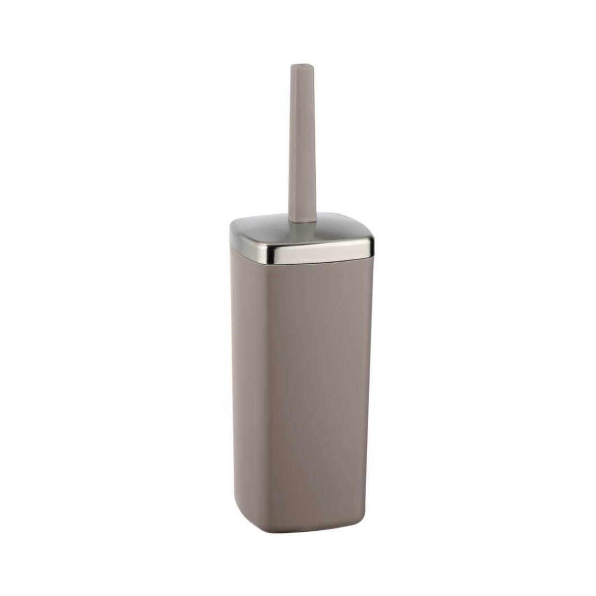 Perie de toaleta taupe, din plastic, Barcelona Wenko, 1, hectarul.ro