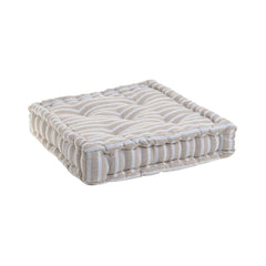 Perna din material textil de culoare alb/bej, 40x40x8