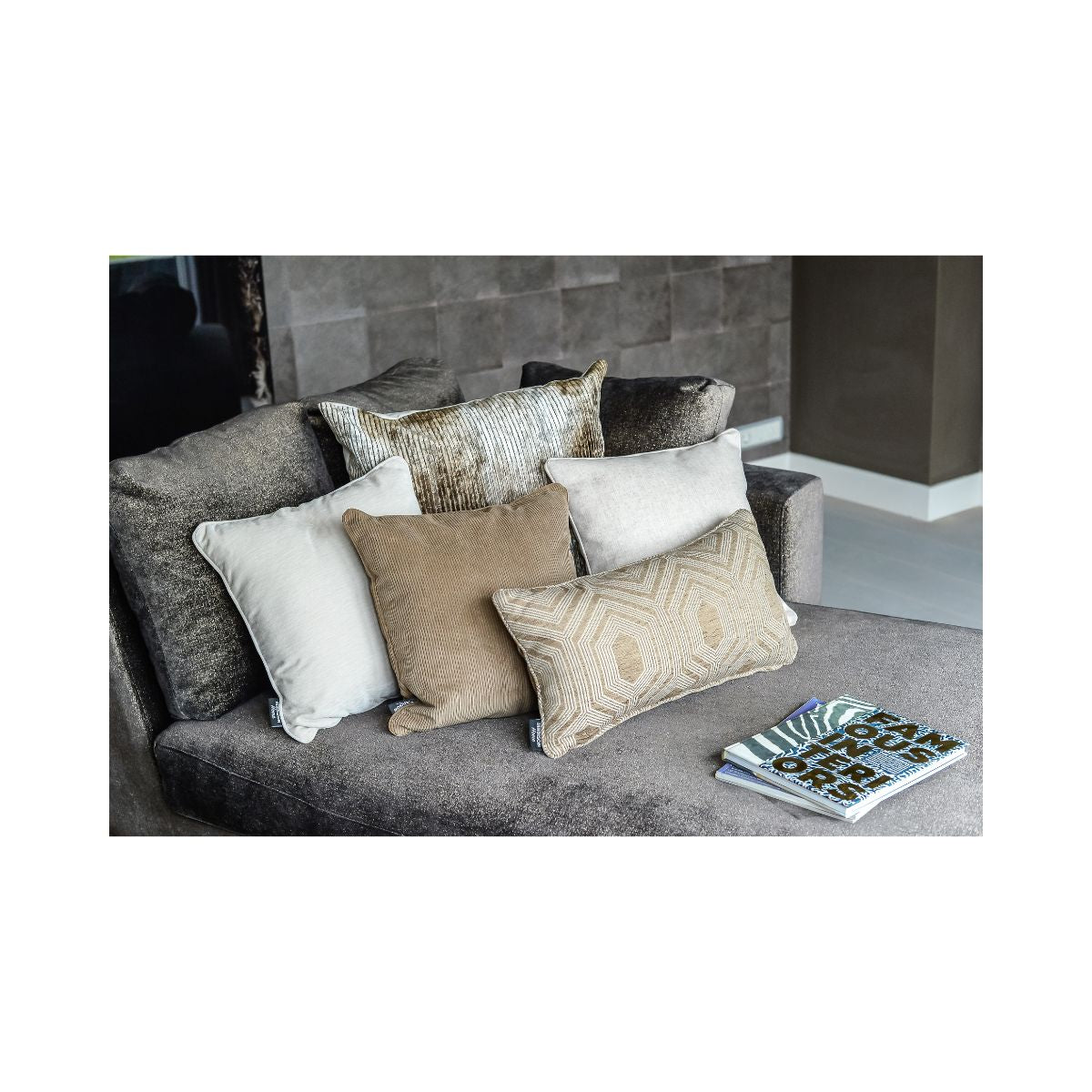 Perna decorativa bej natural 60x30 cm Boston Madison, 2, hectarul.ro