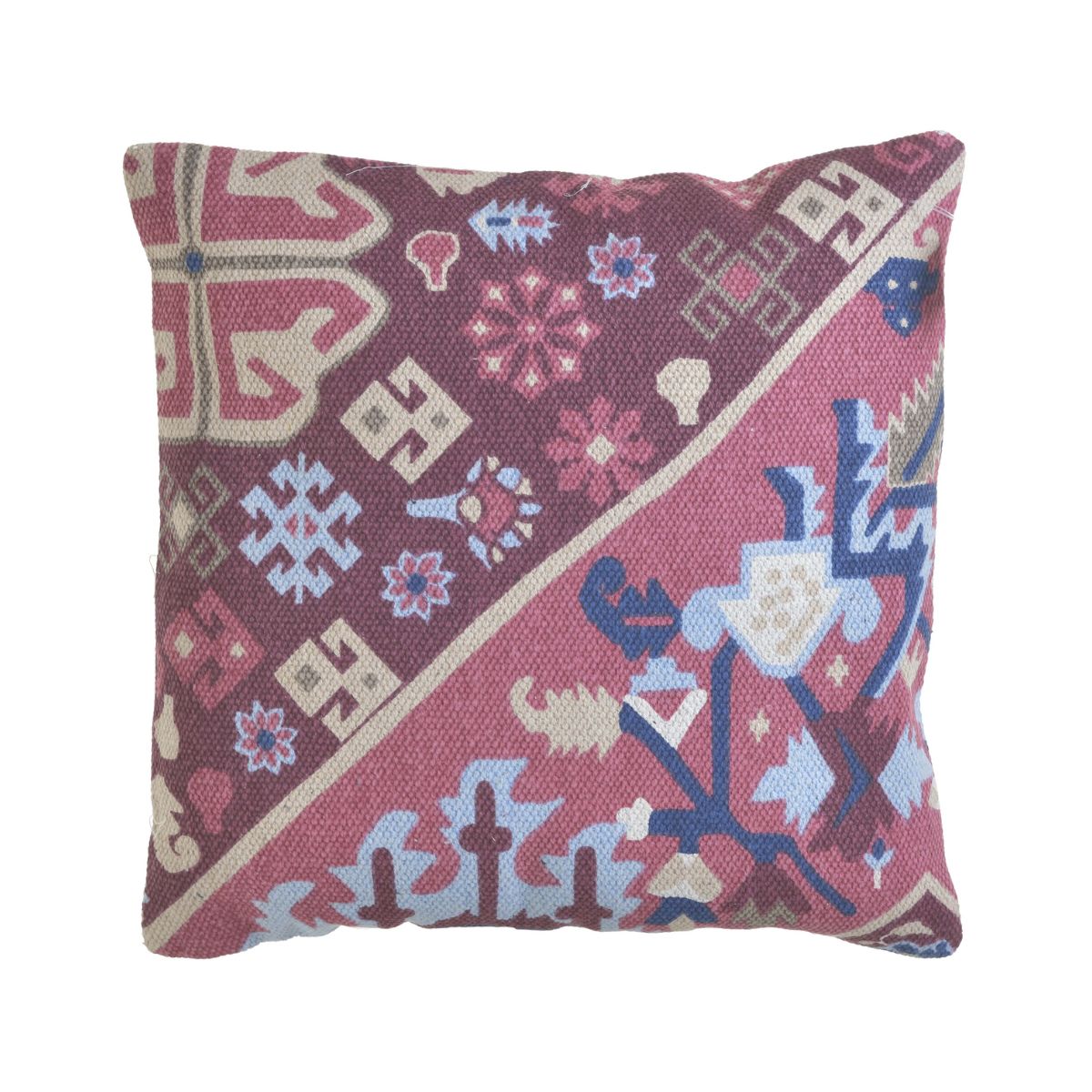 Perna decorativa din bumbac 45X45 cm Raspberry Inart, 1, hectarul.ro