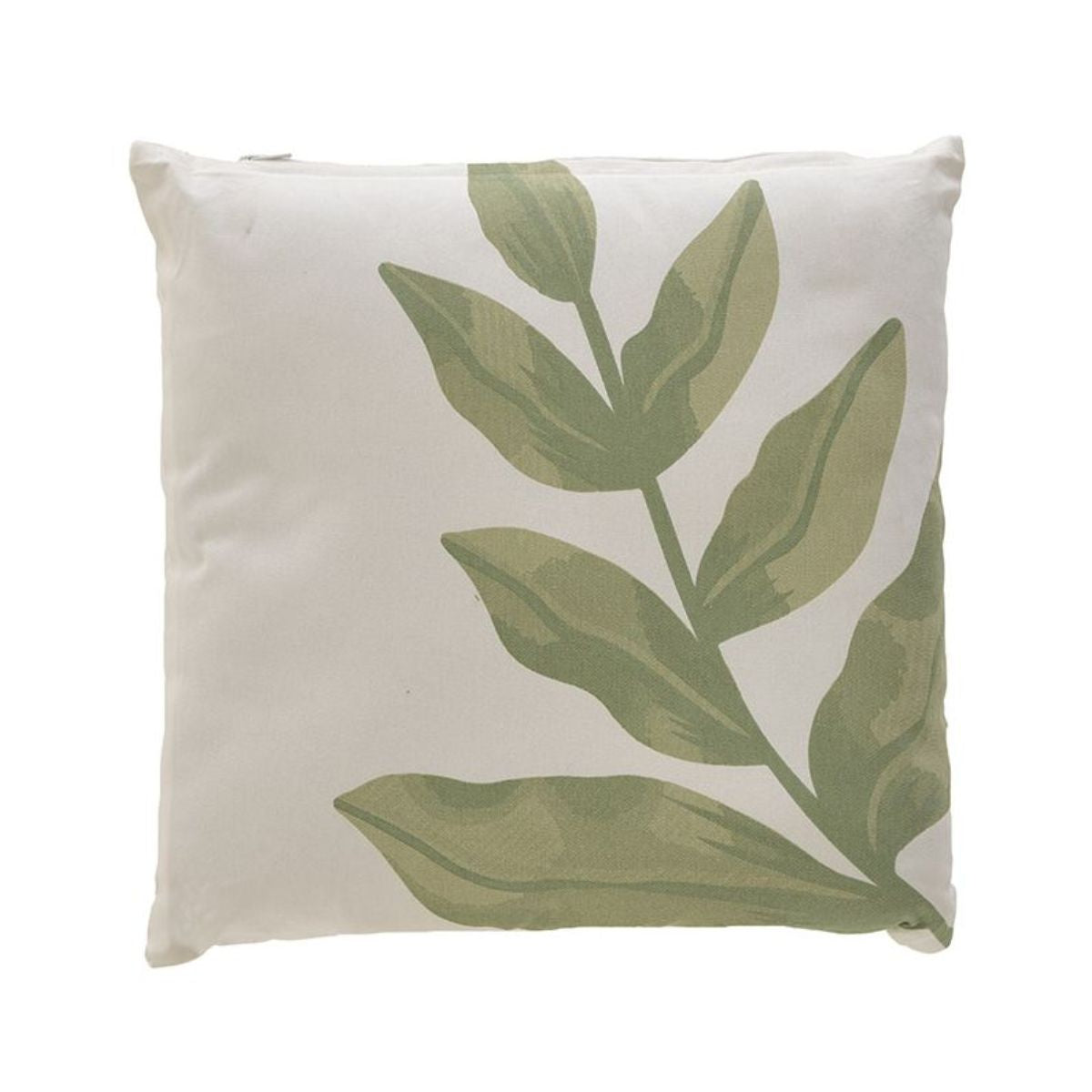 Perna decorativa din poliester si bumbac 40X40 cm Leaf Inart, 1, hectarul.ro
