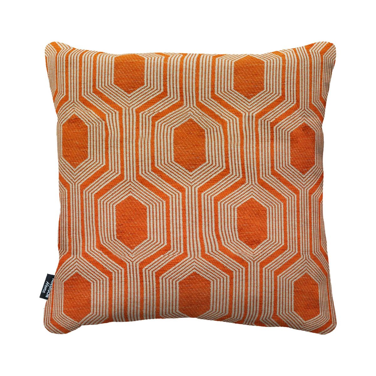 Perna decorativa portocaliu terra 60x60 cm Boston Madison, 1, hectarul.ro