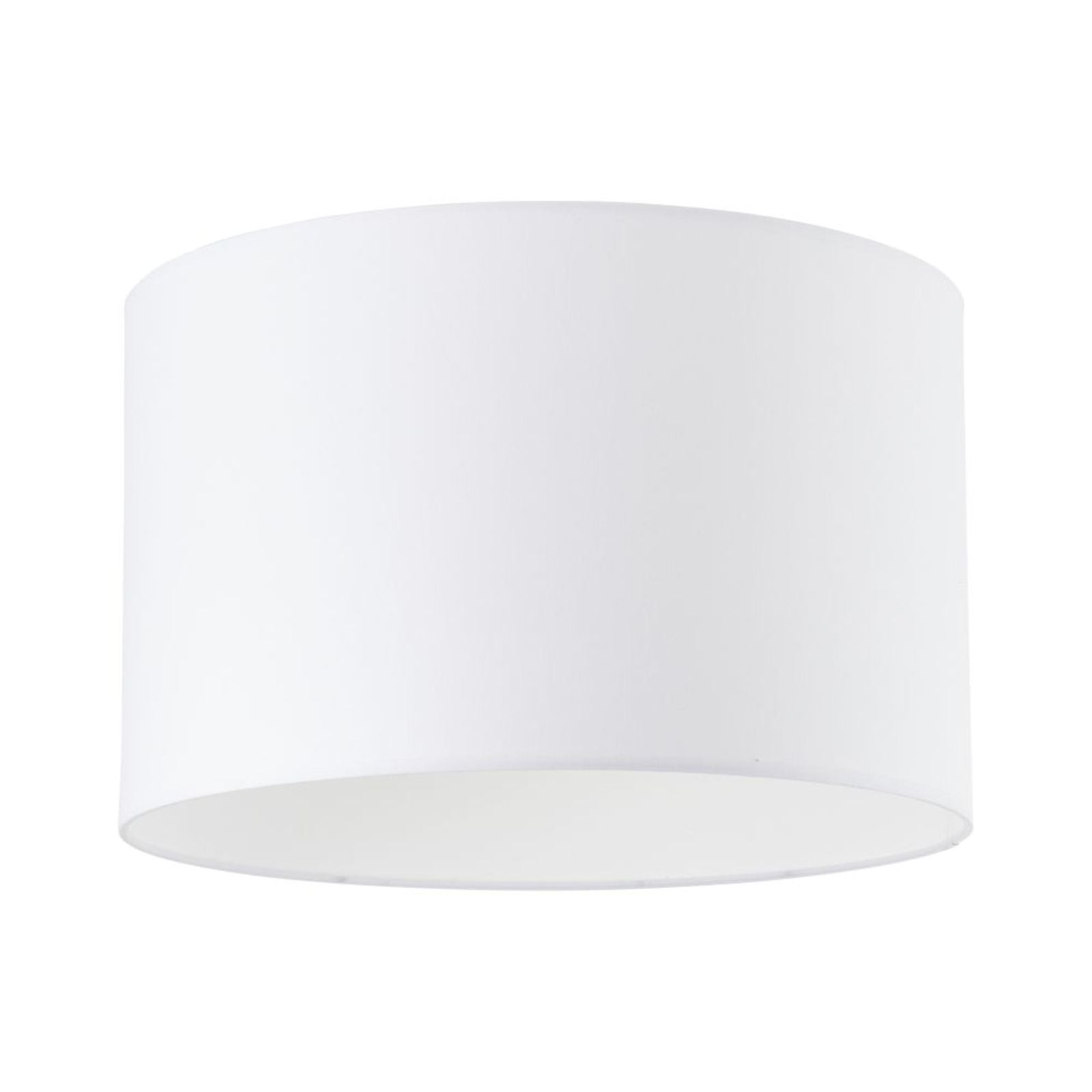 Plafoniera alba din textil Esher 38 cm Brilliant, 1, hectarul.ro