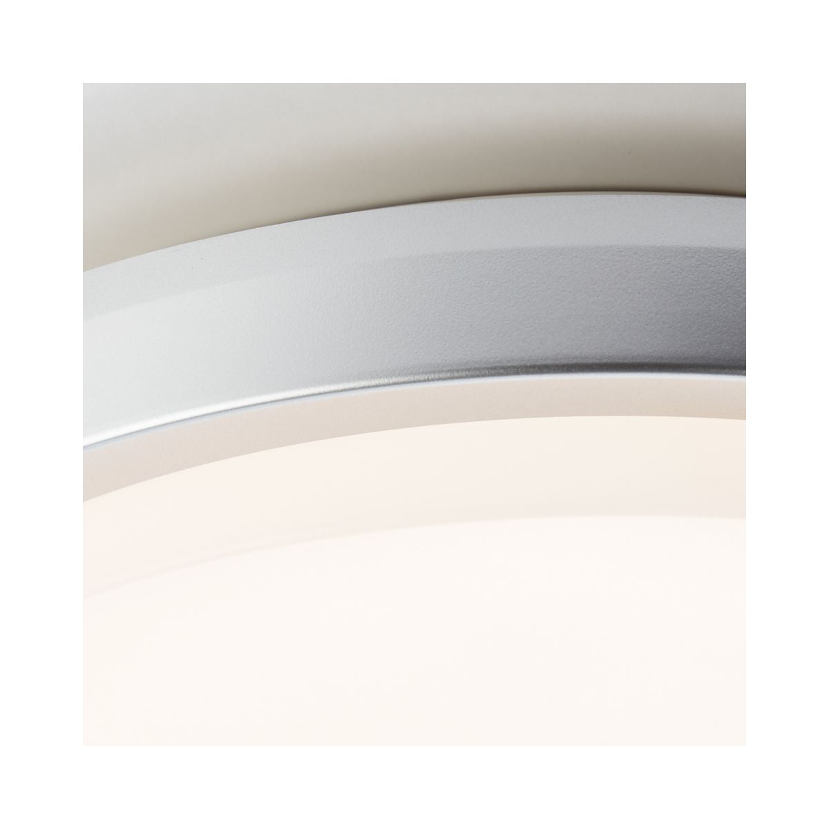 Plafoniera alba rotunda din plastic Devora LED 28 cm Brilliant