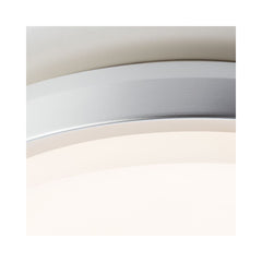 Plafoniera alba rotunda din plastic Devora LED 28 cm Brilliant