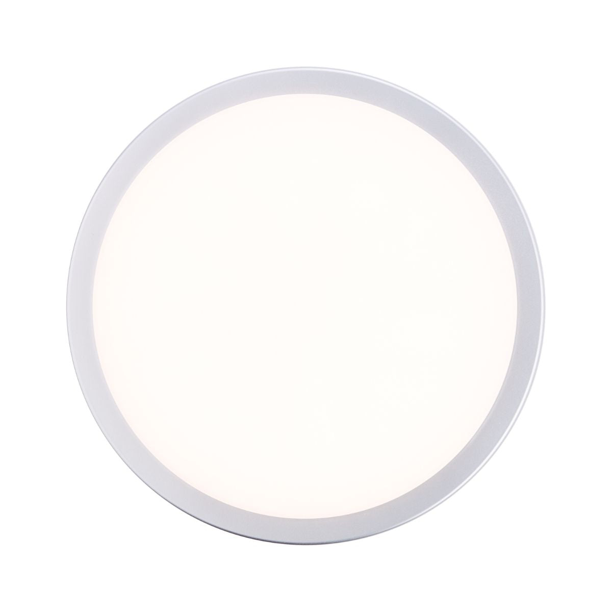 Plafoniera alba rotunda din plastic Devora LED 28 cm Brilliant