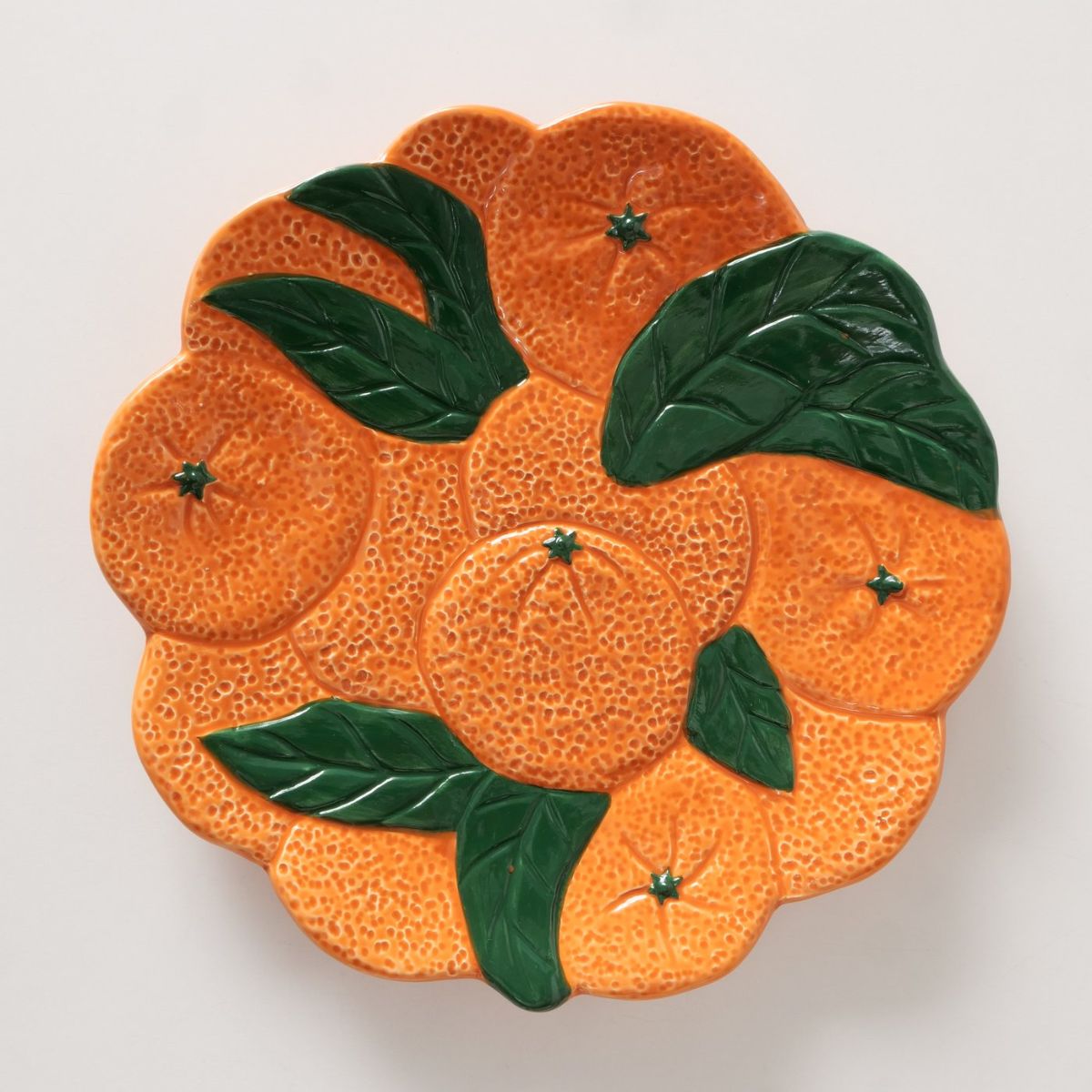 Platou de servire Ø25 cm din ceramica Orange Boltze