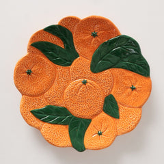 Platou de servire Ø25 cm din ceramica Orange Boltze