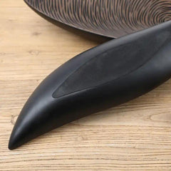 Platou decorativ maro din polirasina 45 cm Yazhi