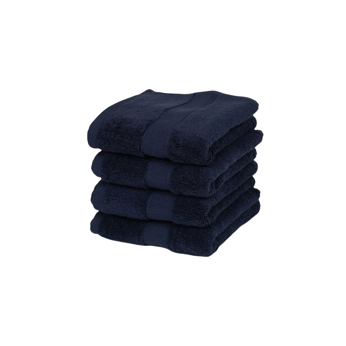 Prosop de baie din bumbac 100%, 41x76 cm, Densitate 650 gr/m², Maisonette Loft, albastru navy
