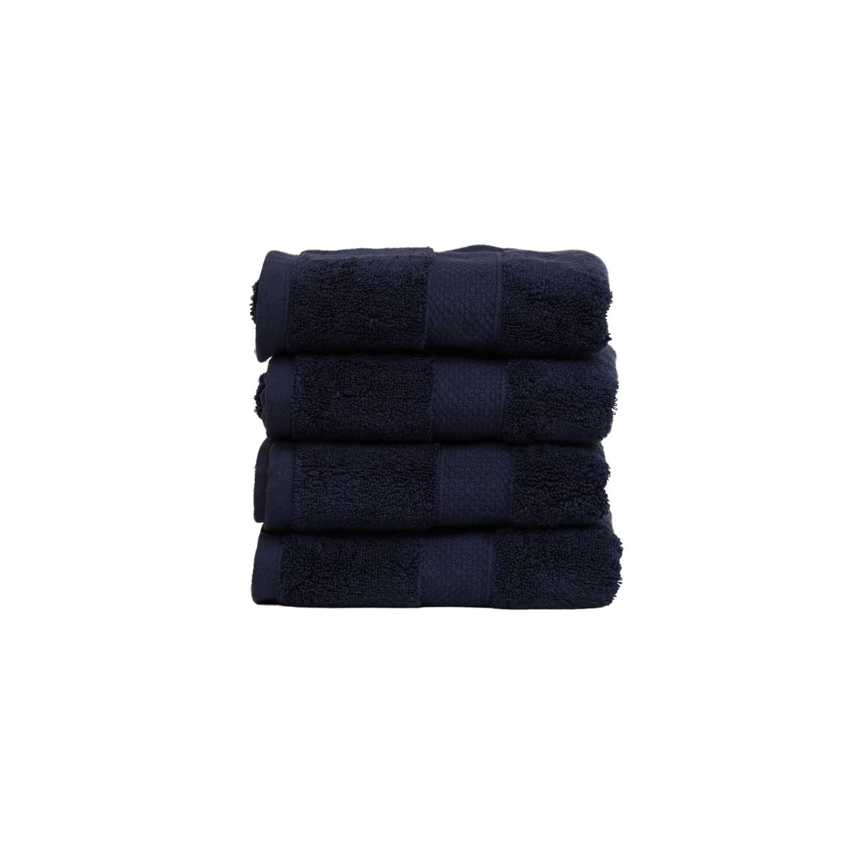 Prosop de baie din bumbac 100%, 41x76 cm, Densitate 650 gr/m², Maisonette Loft, albastru navy