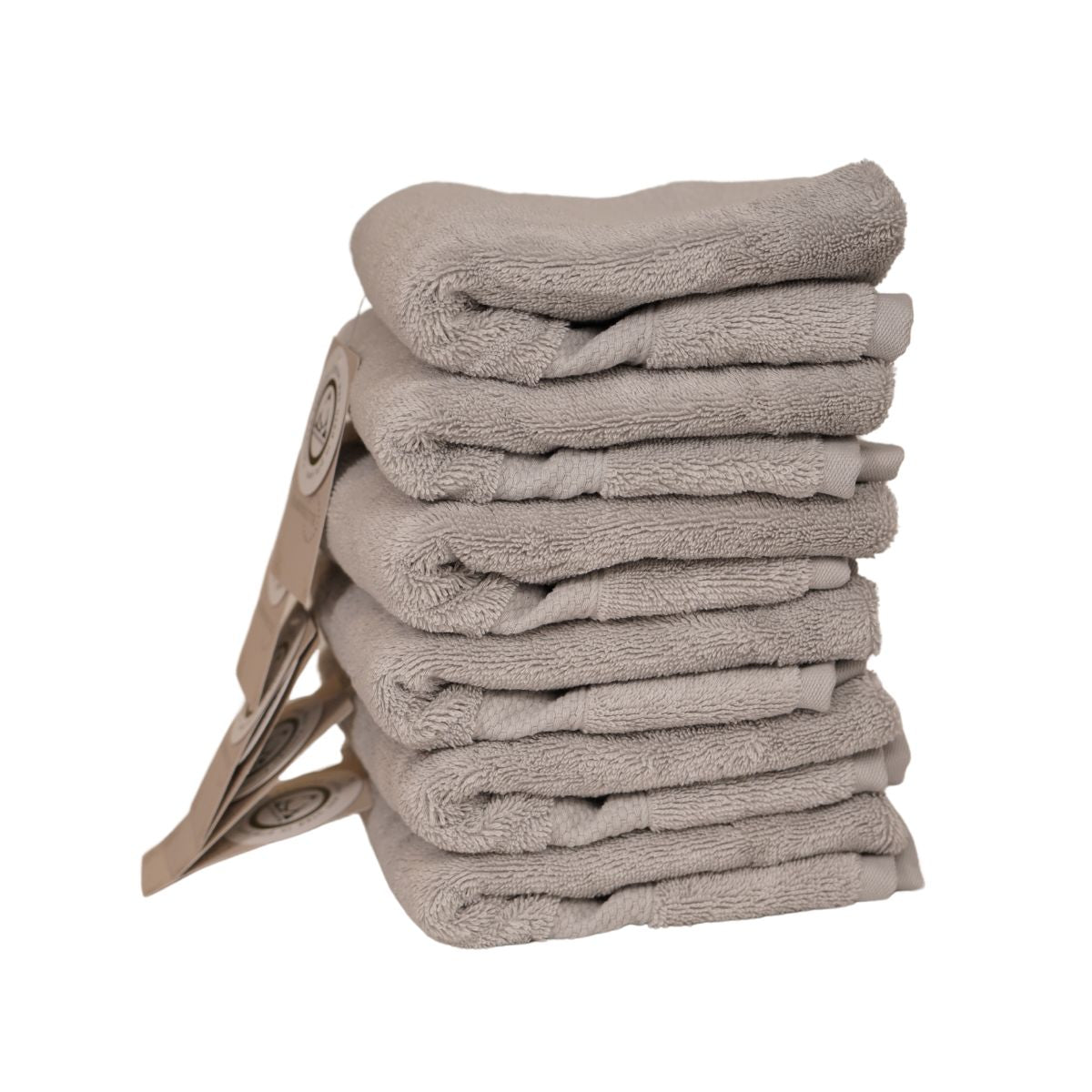 Prosop de baie din bumbac 100%, 41x76 cm, Densitate 650 gr/m², Maisonette Loft, gri silver, 6, hectarul.ro