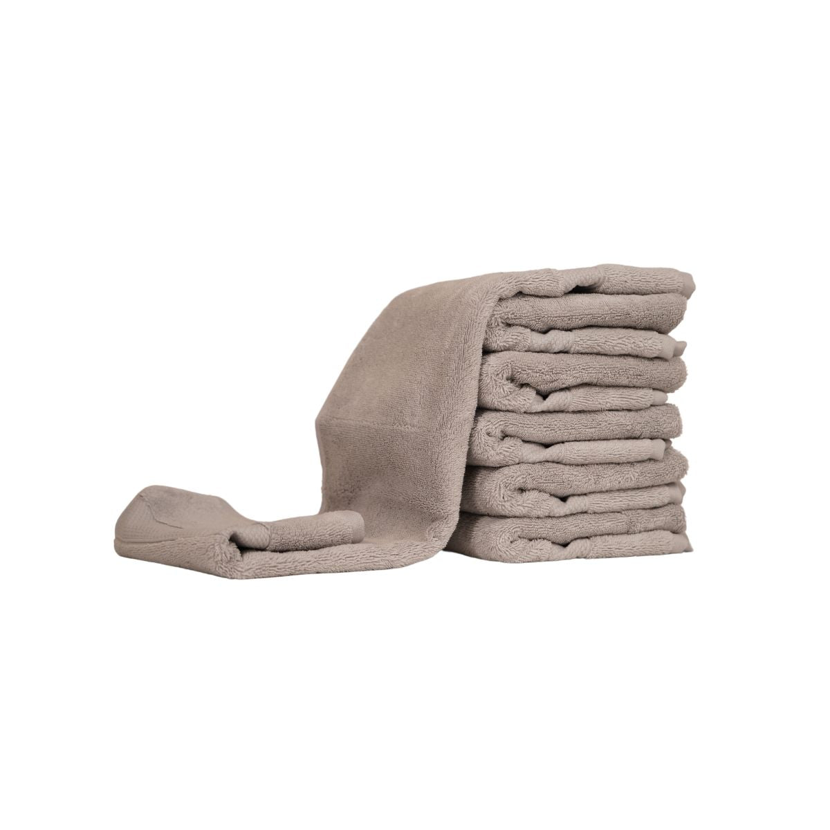 Prosop de baie din bumbac 100%, 41x76 cm, Densitate 650 gr/m², Maisonette Loft, gri silver, 8, hectarul.ro