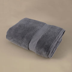 Prosop de baie din bumbac 100%, 41x76 cm, Densitate 650 gr/m², Maisonette Loft, gri