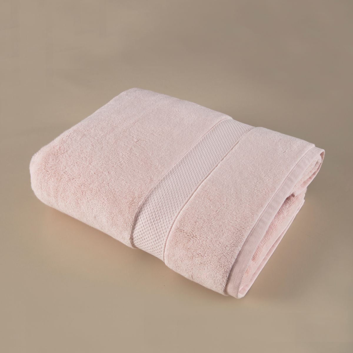 Prosop de baie din bumbac 100%, 41x76 cm, Densitate 650 gr/m², Maisonette Loft, roz pal