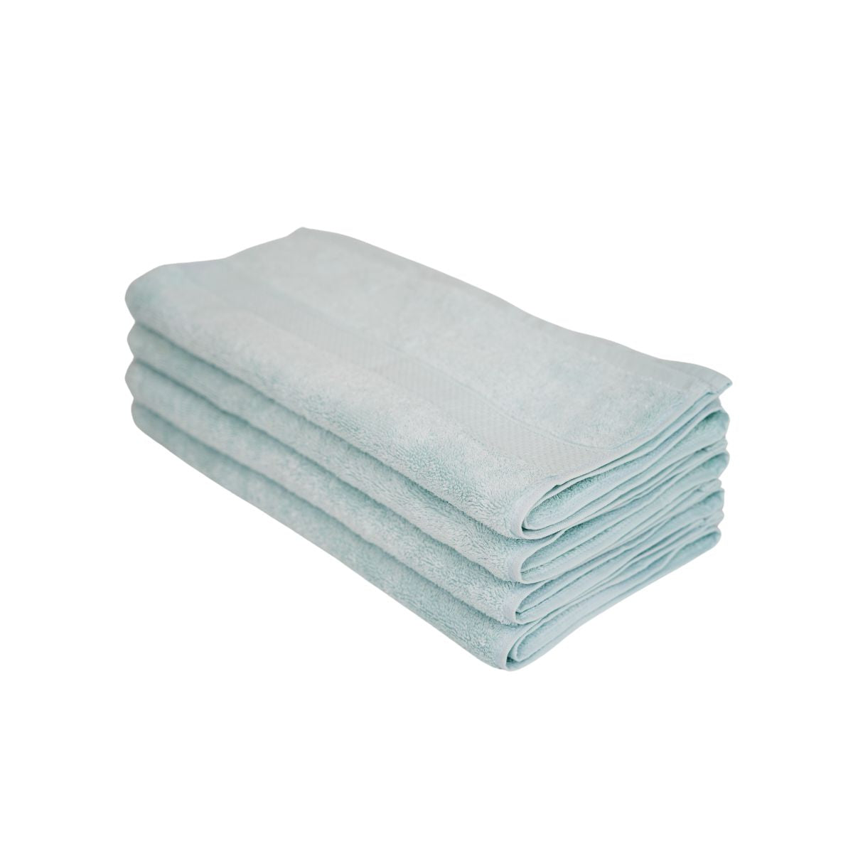 Prosop de baie din bumbac 100%, 41x76 cm, Densitate 650 gr/m², Maisonette Loft, verde albastrui