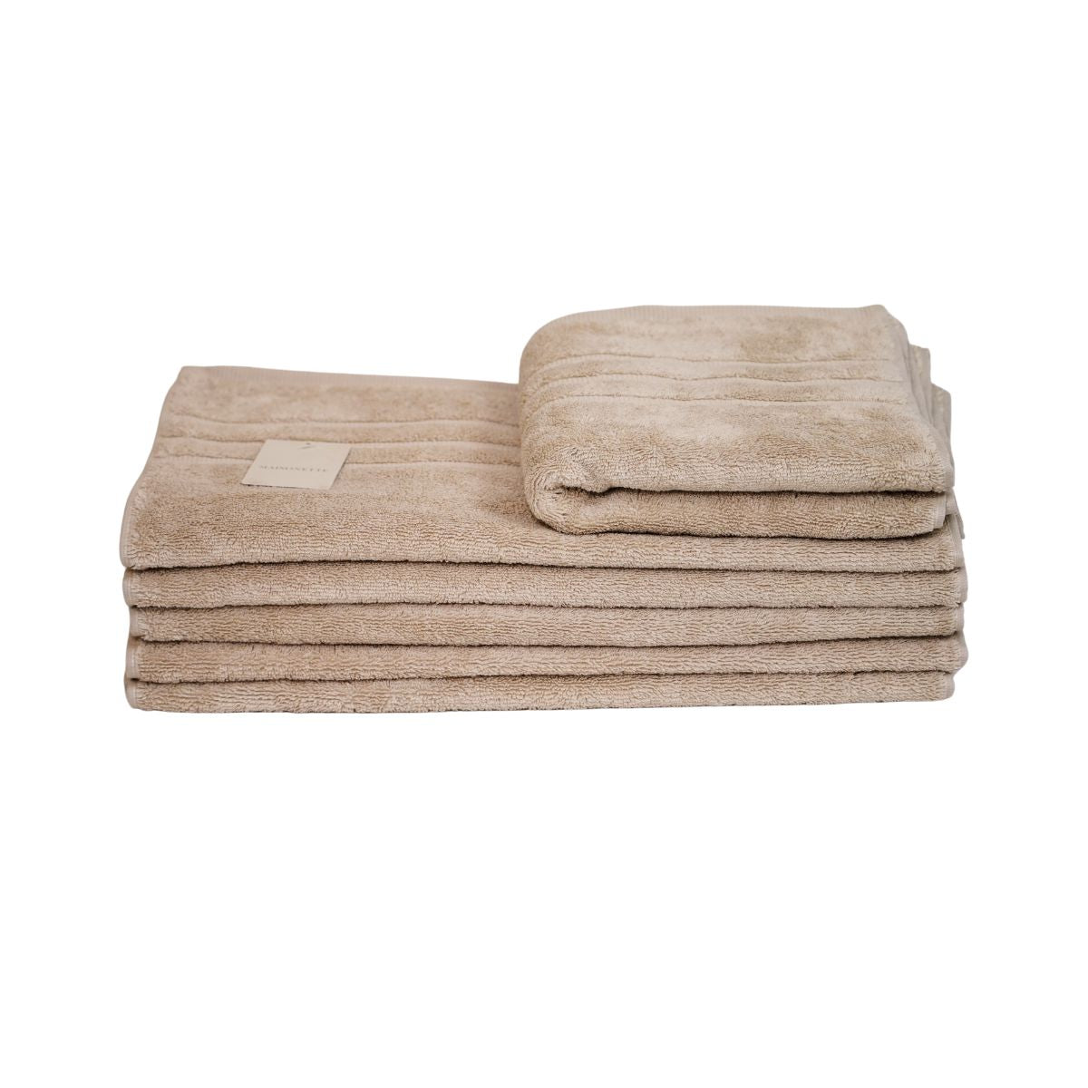 Prosop de baie din bumbac 100%, 50x100 cm, Densitate 500 gr/m², Maisonette Micro Touch, bej