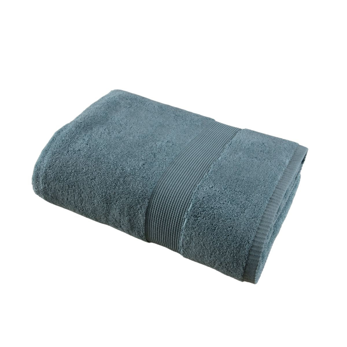 Prosop de baie din bumbac 100%, 50X100 cm, Densitate 550 gr/m², Maisonette Pure, bleu