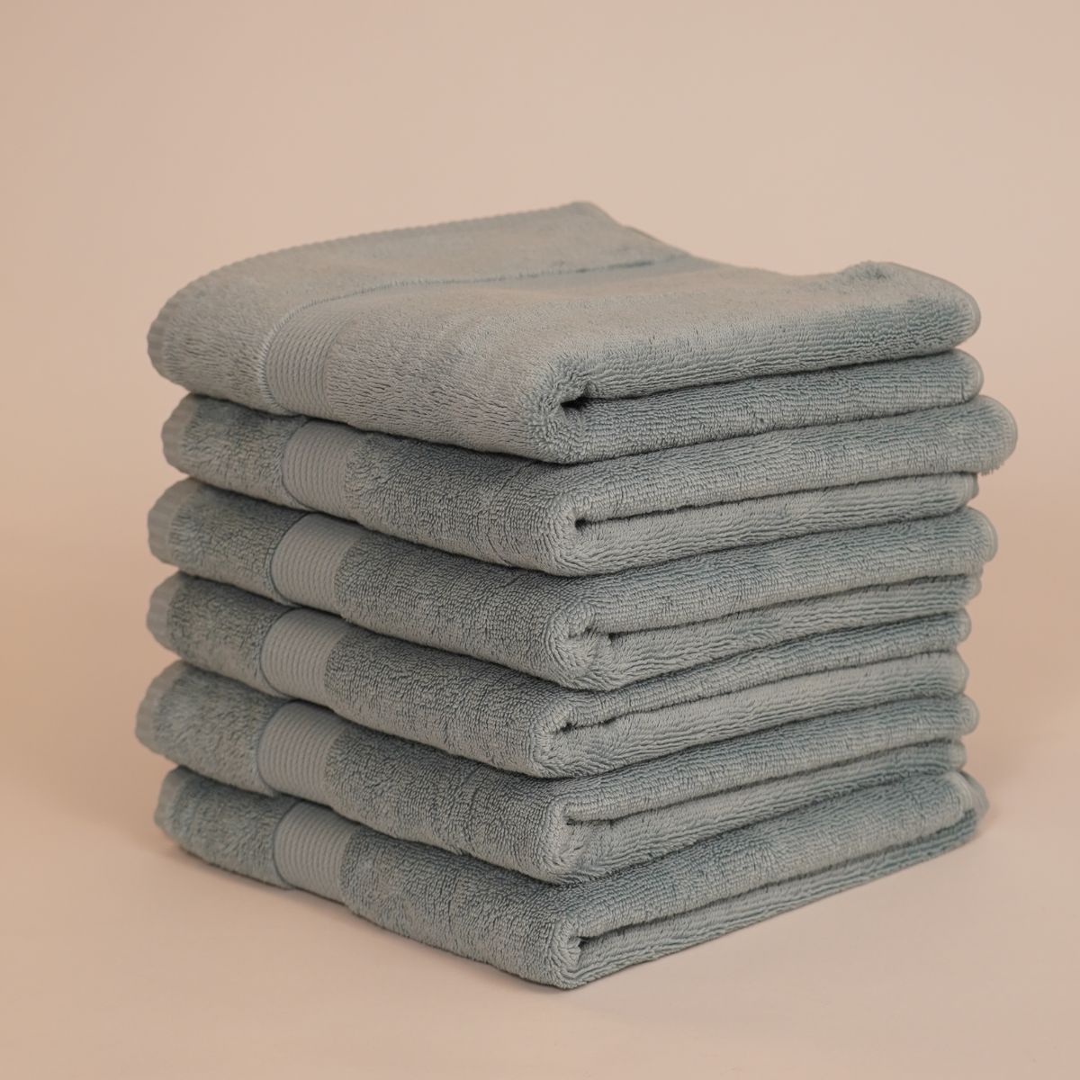Prosop de baie din bumbac 100%, 50X100 cm, Densitate 550 gr/m², Maisonette Pure, bleu