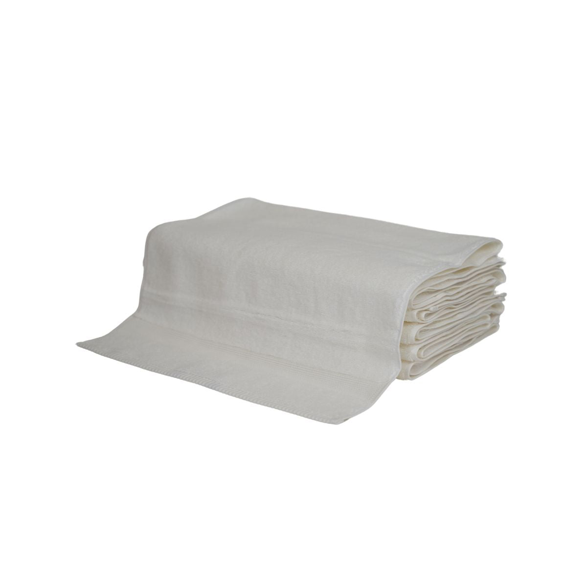 Prosop de baie din bumbac 100%, 50X100 cm, Densitate 550 gr/m², Maisonette Pure, crem ivory