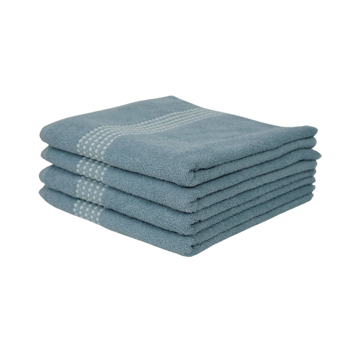 Prosop de baie din bumbac 100%, 70x140 cm, Densitate 460 gr/m², Maisonette Classy, albastru petrol