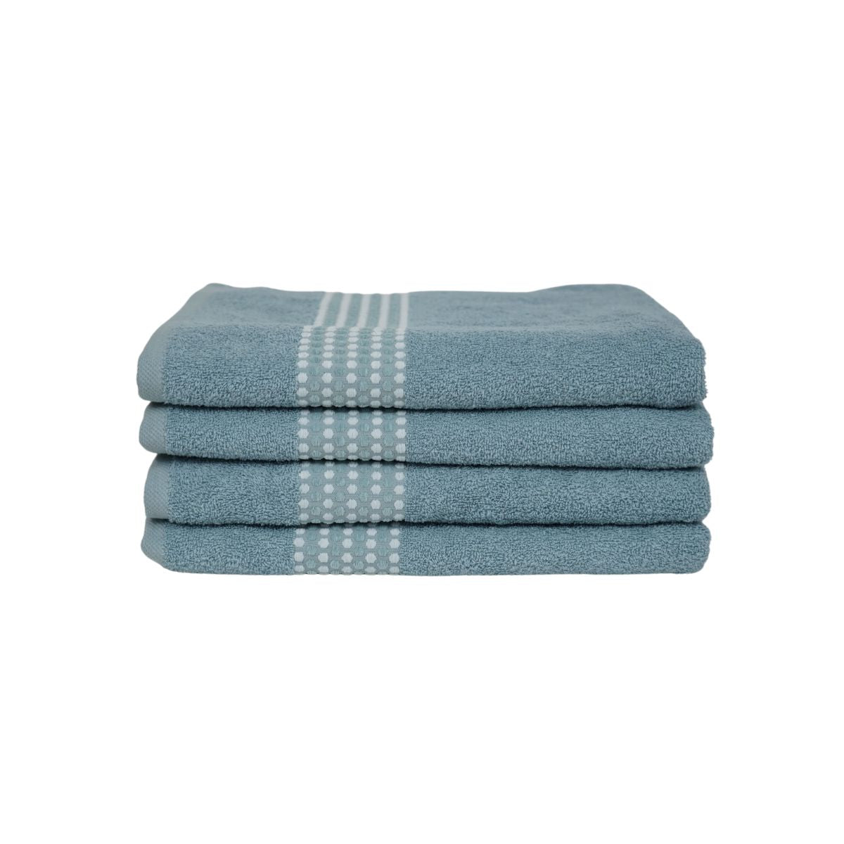 Prosop de baie din bumbac 100%, 70x140 cm, Densitate 460 gr/m², Maisonette Classy, albastru petrol
