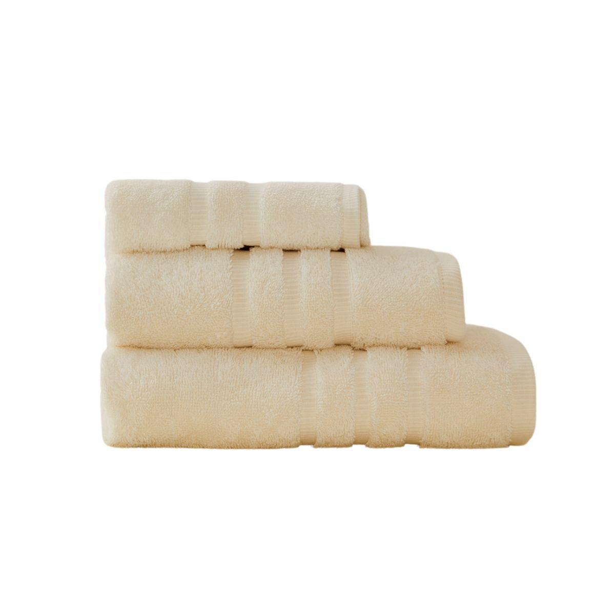 Prosop de baie din bumbac 100% 70x140 cm, Densitate 500 gr/m², Maisonette Micro Touch, crem ivory