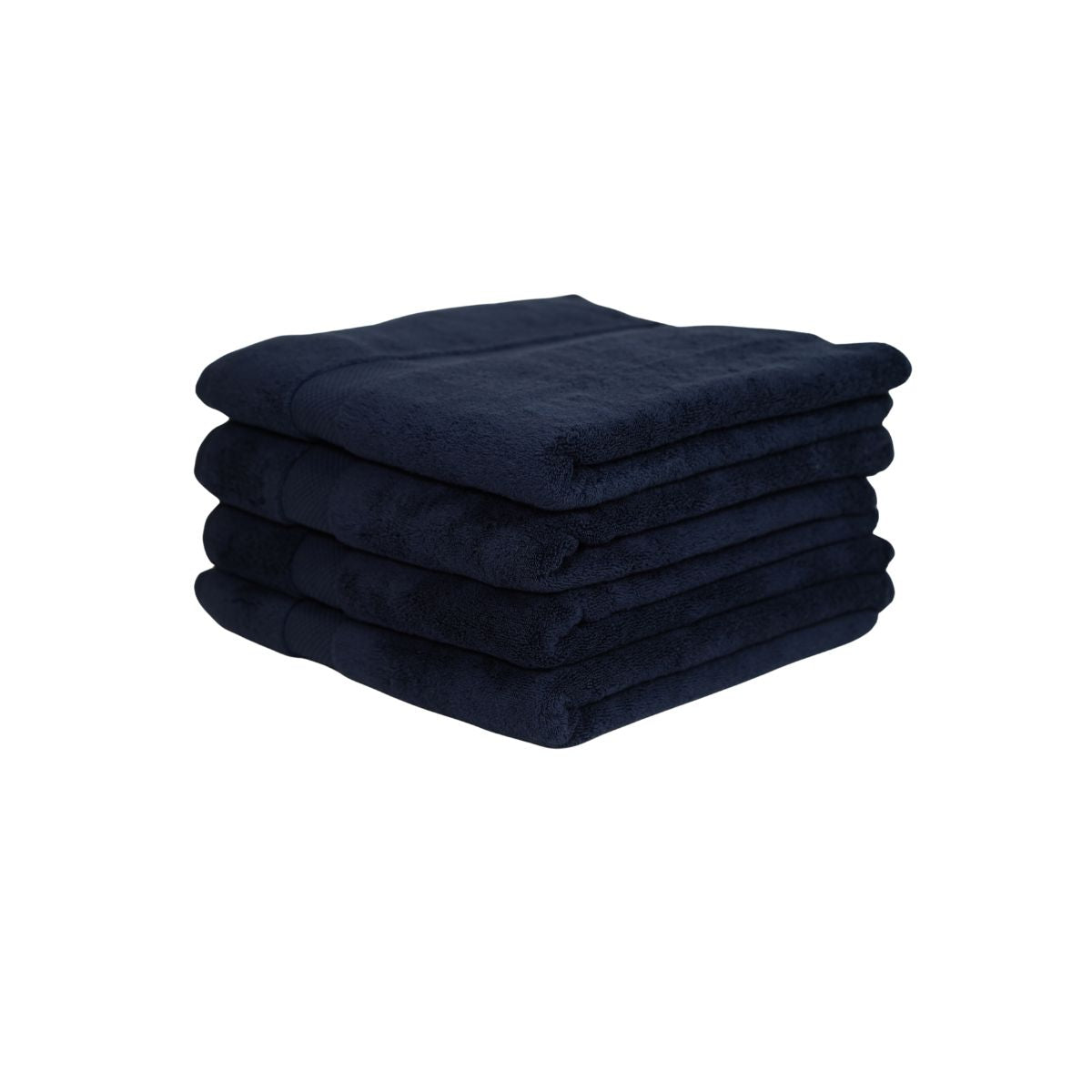 Prosop de baie din bumbac 100%, 76x147 cm, Densitate 700 gr/m², Maisonette Loft, albastru navy