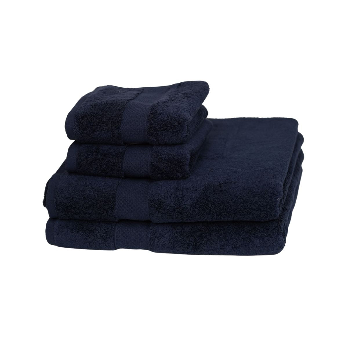 Prosop de baie din bumbac 100%, 76x147 cm, Densitate 700 gr/m², Maisonette Loft, albastru navy