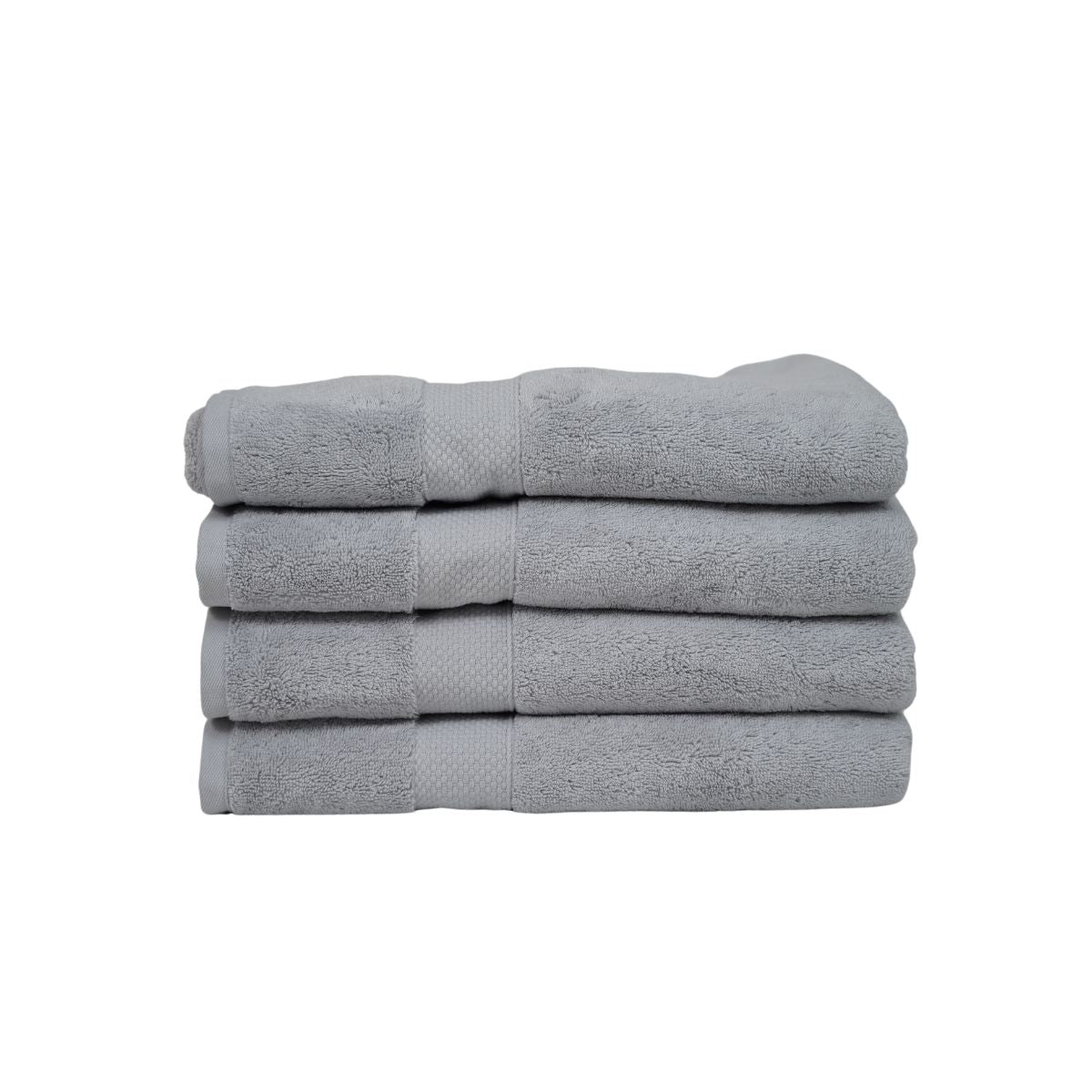 Prosop de baie din bumbac 100%, 76x147 cm, Densitate 700 gr/m², Maisonette Loft, gri silver