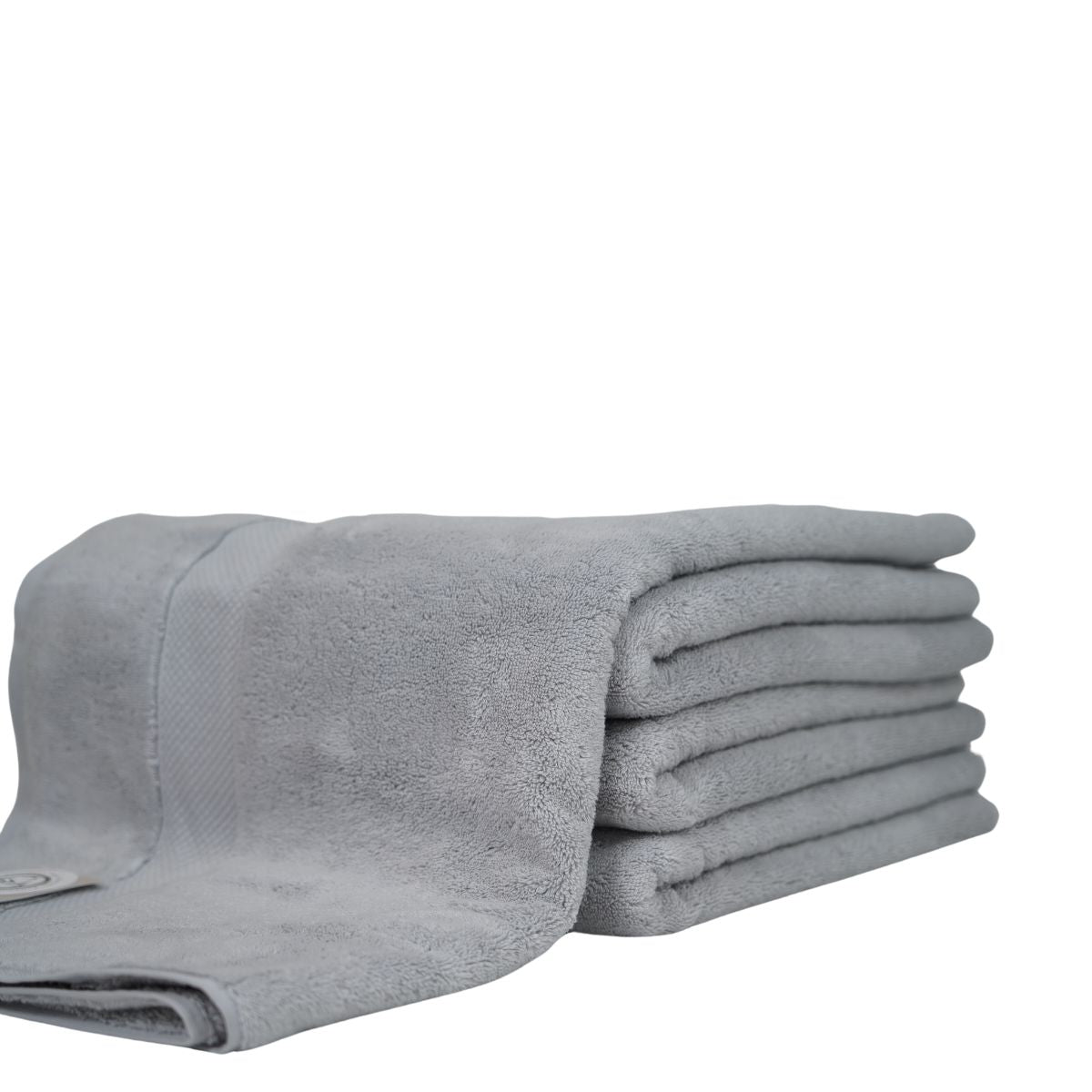 Prosop de baie din bumbac 100%, 76x147 cm, Densitate 700 gr/m², Maisonette Loft, gri silver