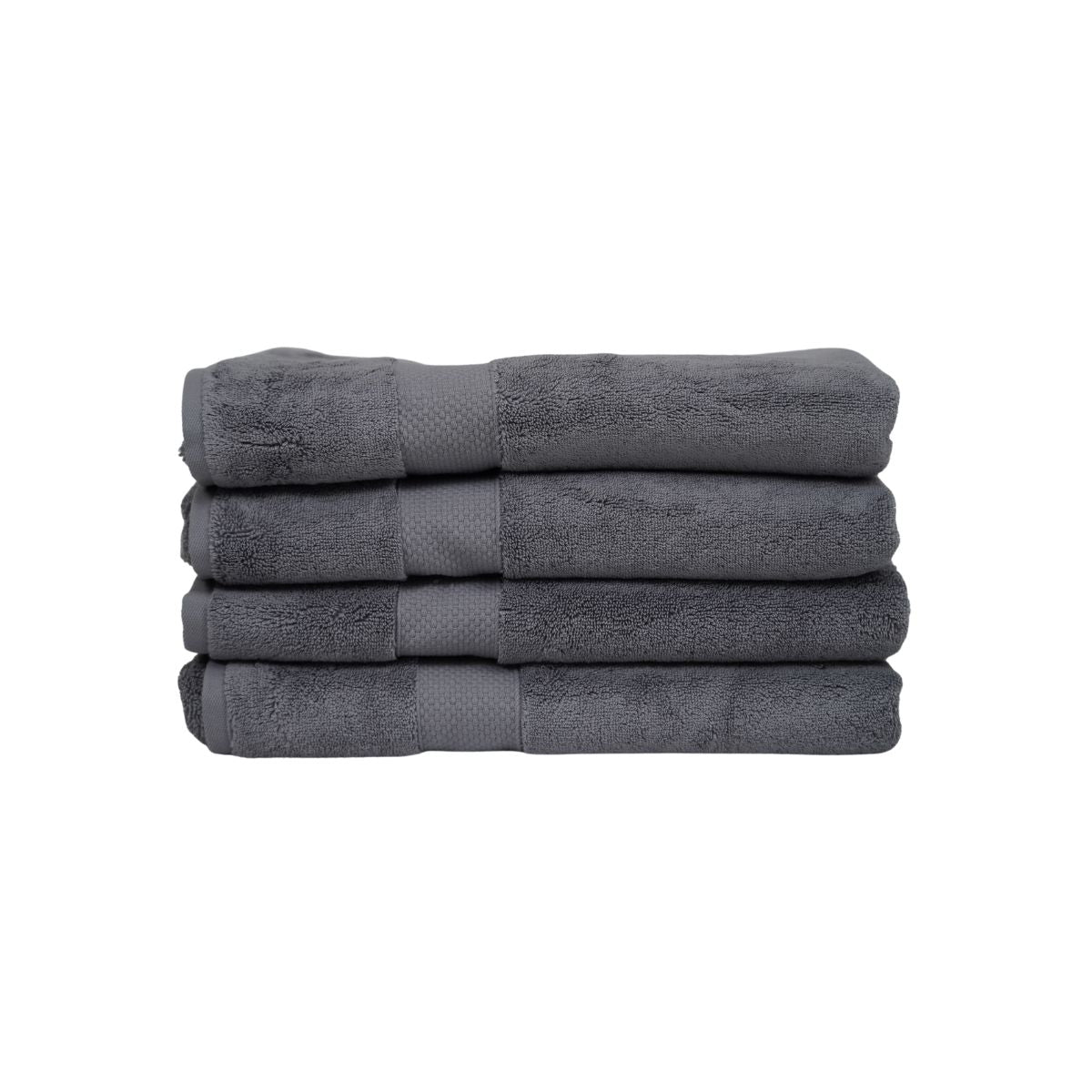 Prosop de baie din bumbac 100%, 76x147 cm, Densitate 700 gr/m², Maisonette Loft, gri, 6, hectarul.ro