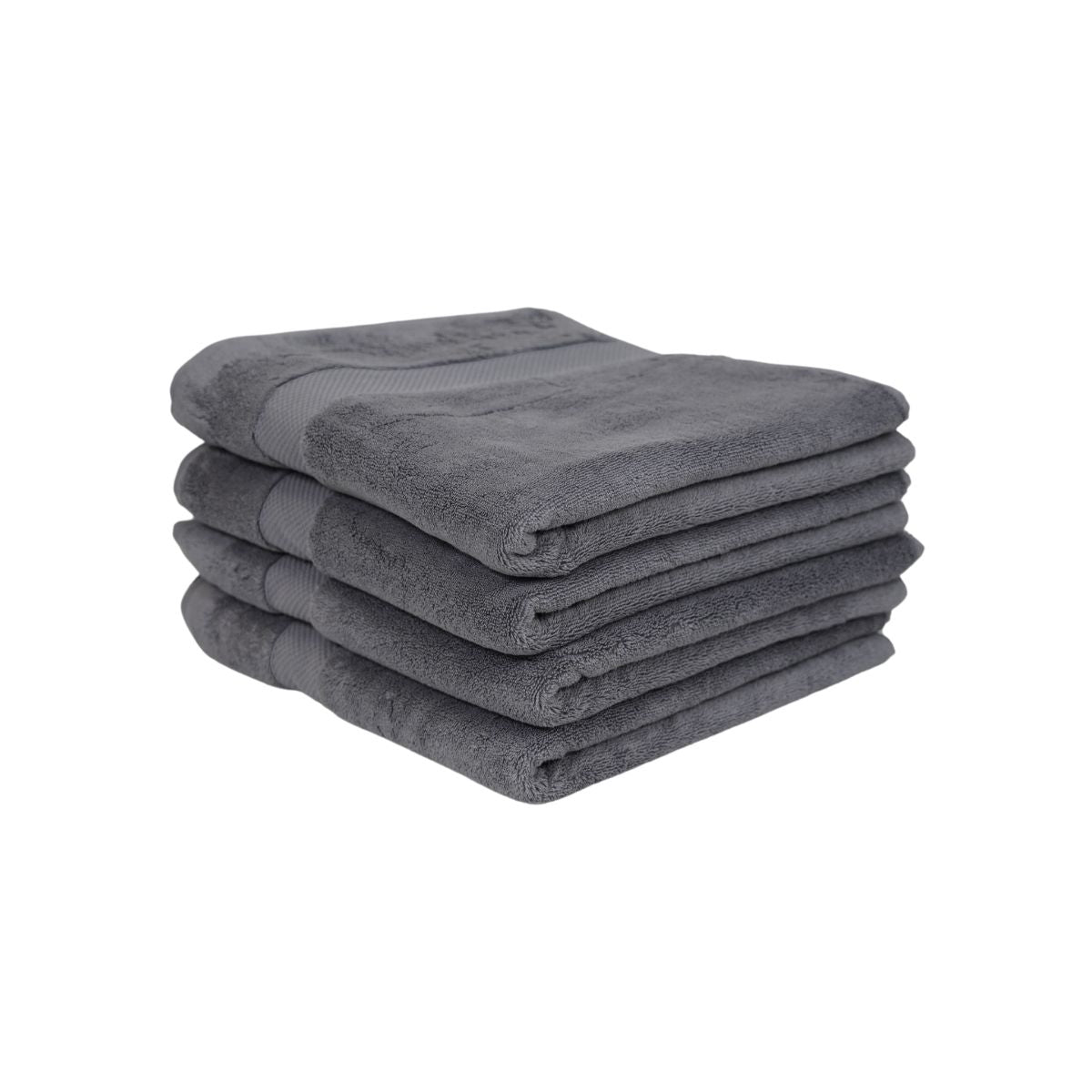 Prosop de baie din bumbac 100%, 76x147 cm, Densitate 700 gr/m², Maisonette Loft, gri, 7, hectarul.ro