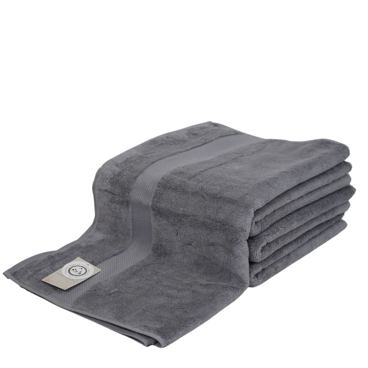 Prosop de baie din bumbac 100%, 76x147 cm, Densitate 700 gr/m², Maisonette Loft, gri, 8, hectarul.ro