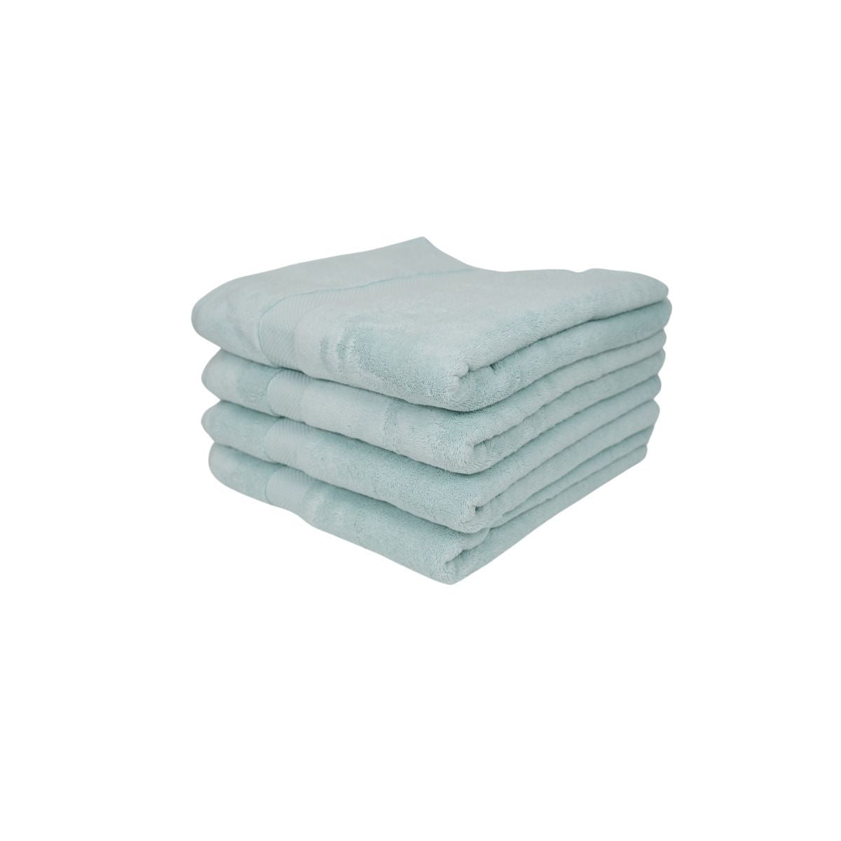 Prosop de baie din bumbac 100%, 76x147 cm, Densitate 700 gr/m²,  Maisonette Loft, verde albastrui