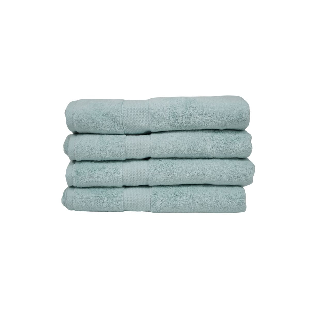 Prosop de baie din bumbac 100%, 76x147 cm, Densitate 700 gr/m²,  Maisonette Loft, verde albastrui