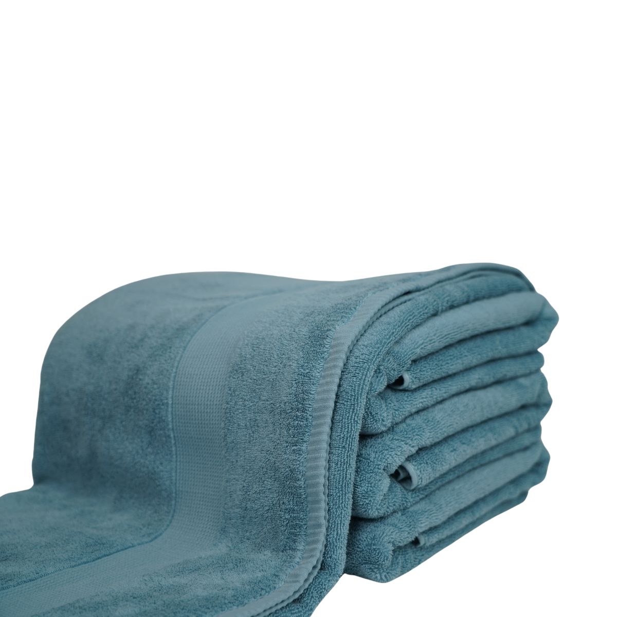 Prosop de baie din bumbac 100%, 90X150 cm, Densitate 550 gr/m², Maisonette Pure, bleu