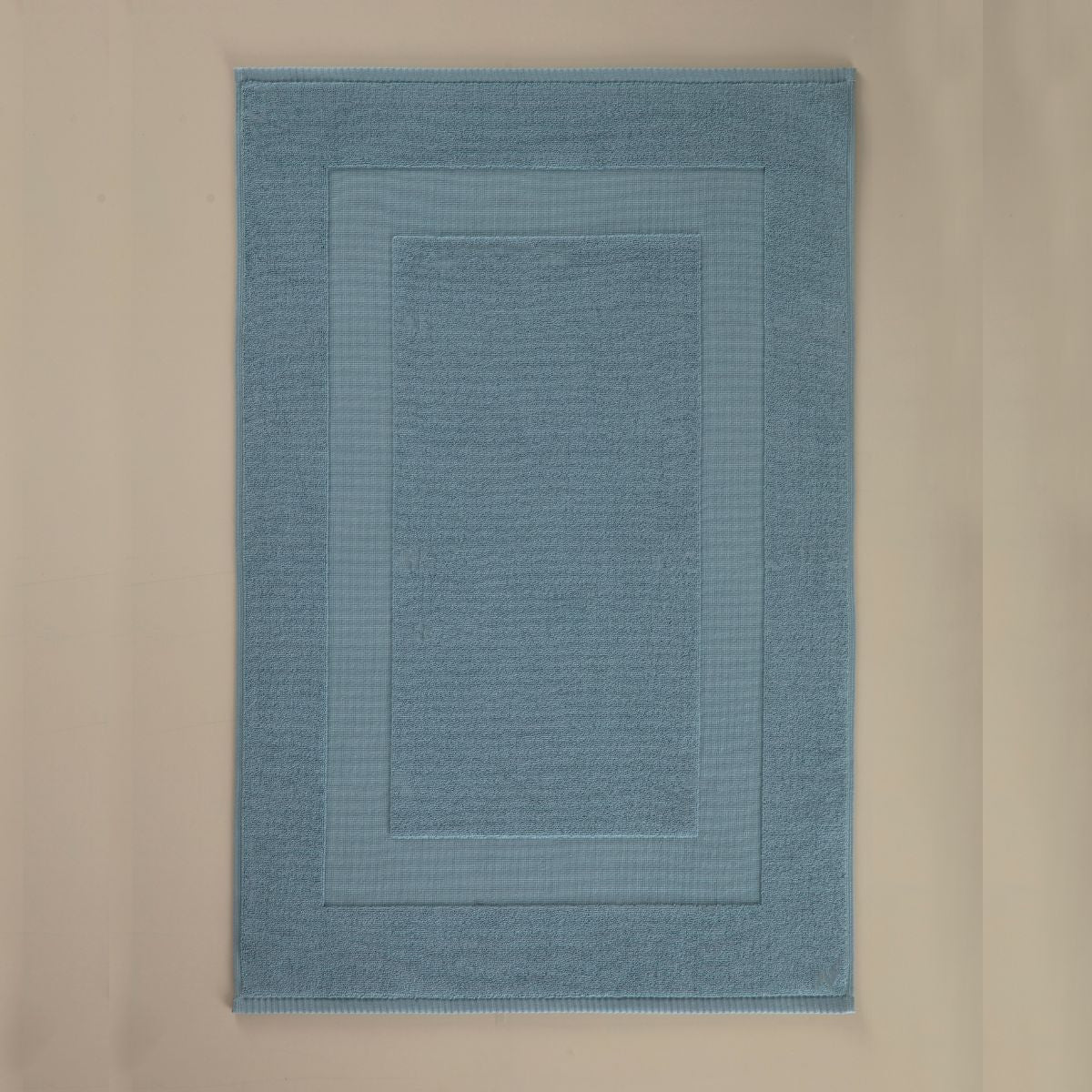 Prosop de baie din bumbac 100%, pentru picioare, 60X95 cm, Densitate 1000 gr/m², Maisonette Pure Tubemat, bleu