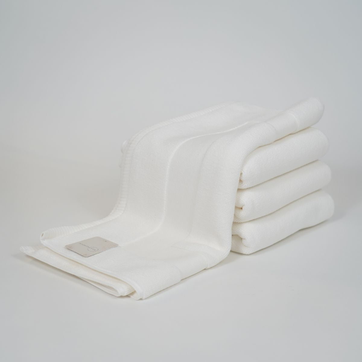 Prosop de baie din bumbac 100%, pentru picioare, 60X95 cm, Densitate 1000 gr/m², Maisonette Pure Tubemat, crem ivory
