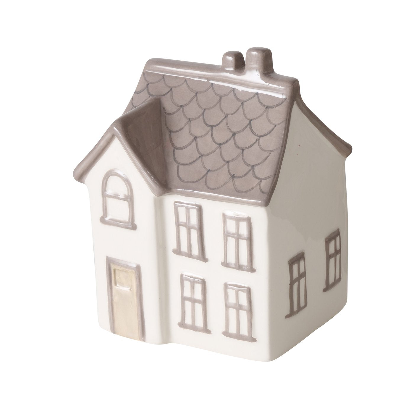 Pusculita decorativa maro-ciocolata din ceramica Bergström Boltze, 1, hectarul.ro