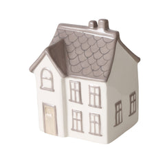 Pusculita decorativa maro-ciocolata din ceramica Bergström Boltze