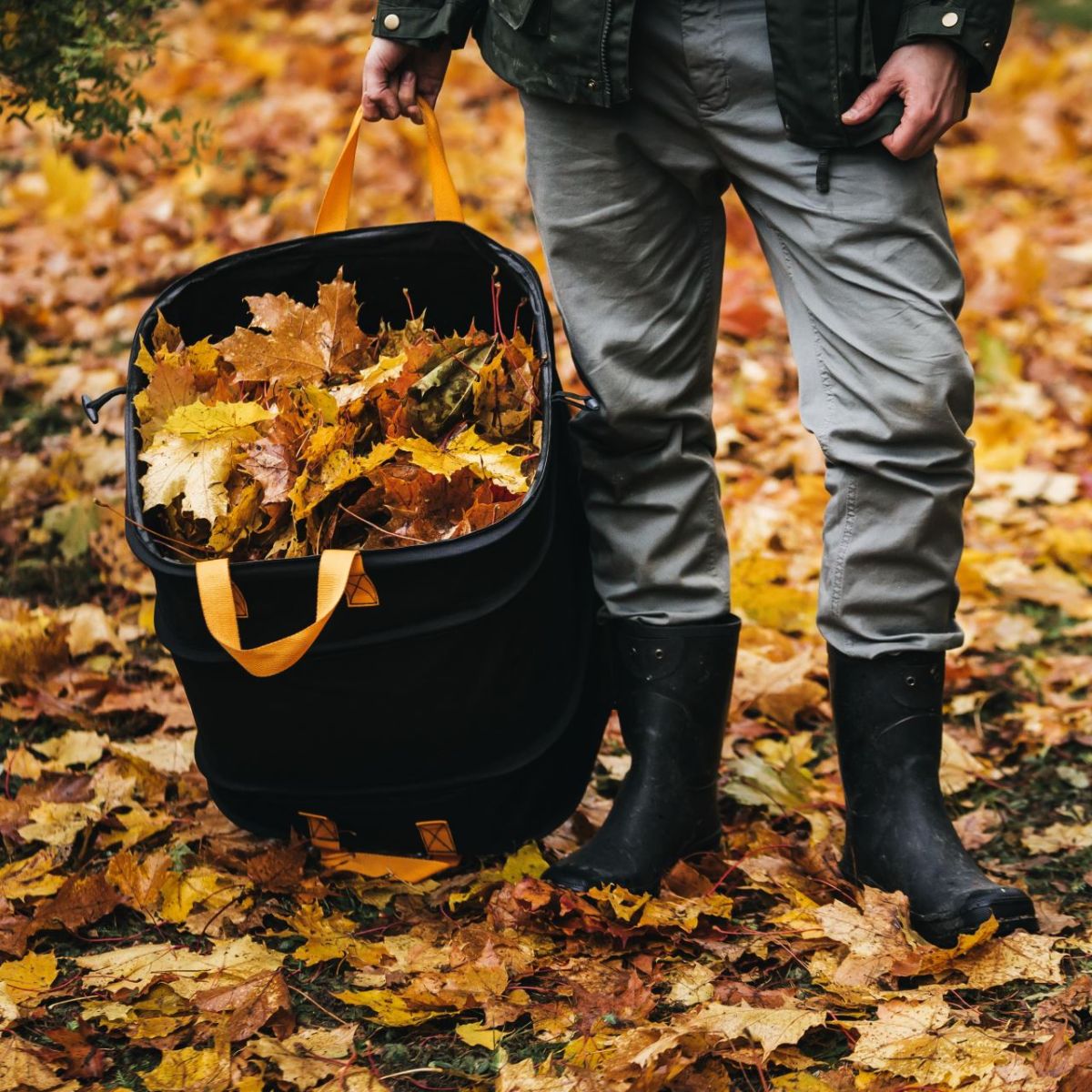 Sac mediu de gradina Fiskars PopUp Ergo, 175 L, 4, hectarul.ro