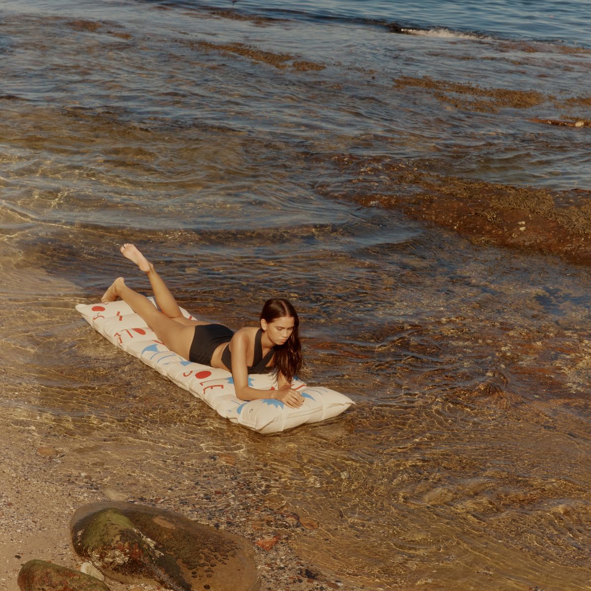 Saltea gonflabila 70x193x18 cm Sunnylife Nostalgica