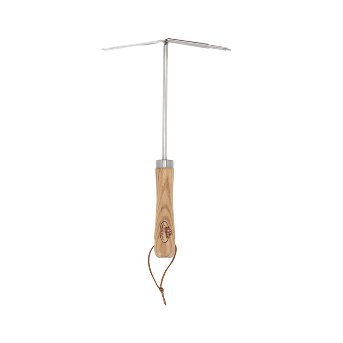 Sapaliga dubla din inox si lemn 30 cm Esschert Design