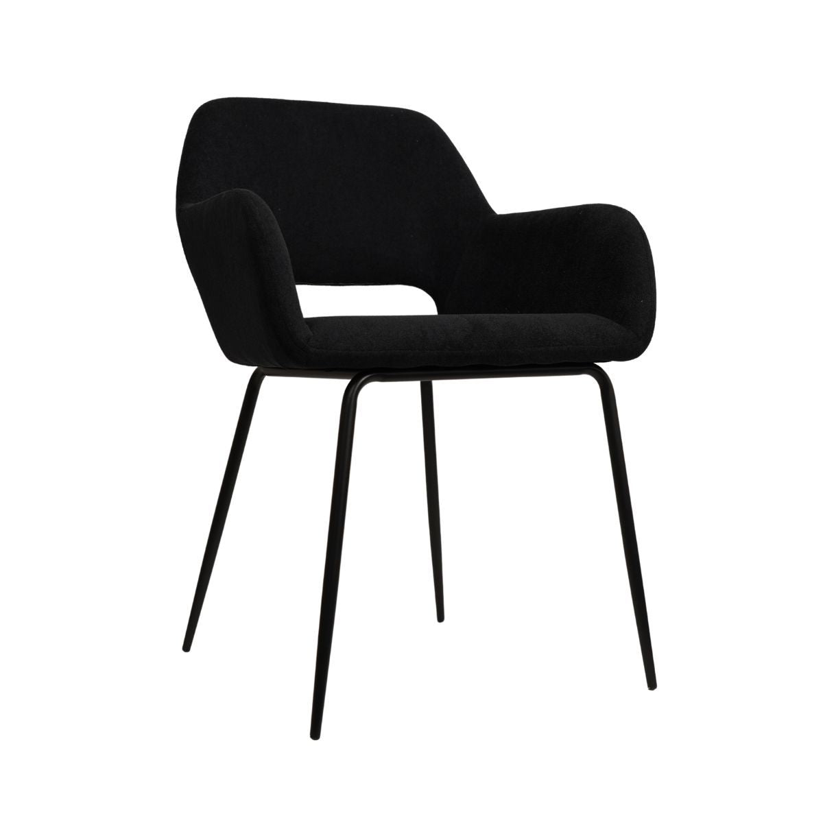 Pachet 3+1 Scaun living gri, din catifea poliester si metal, fix, CH26 F009-34