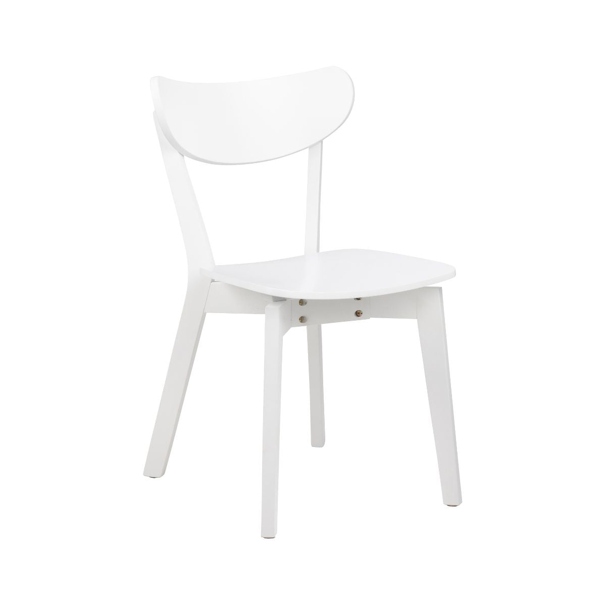 Scaun dining alb din lemn Roxby Actona, 1, hectarul.ro